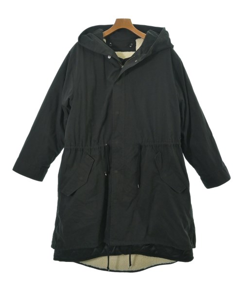 AER ADAM ET ROPE'(エーイーアール　アダムエロペ)モッズコート 黒 サイズ:L/2200652415063