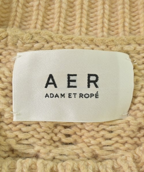 AER ADAM ET ROPE'（エーイーアール　アダムエロペ）ニット・セーター ベージュ サイズ:L メンズ/2200704562080
