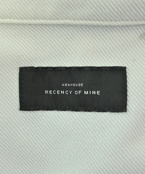 RECENCY OF MINE（リーセンシーオブマイン）カジュアルシャツ 白 サイズ:48(L位) メンズ/2200693863052