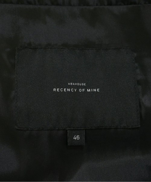 RECENCY OF MINE（リーセンシーオブマイン）カジュアルジャケット 黒 サイズ:46(M位) メンズ/2200700892020