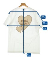 MINDSEEKER（マインドシーカー）Tシャツ・カットソー 白 サイズ:2(M位) メンズ/2200612776012