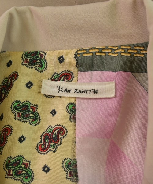 YEAH RIGHT!!（イェーライト）カジュアルジャケット ピンク サイズ:00(XS位) メンズ/2200657383367