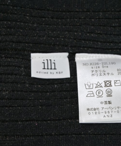 illi（イリ）ニット・セーター 黒 サイズ:ONE レディース/2200682983136