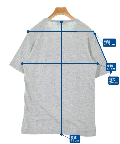 Etudes（エチュード）Tシャツ・カットソー グレー サイズ:XS メンズ/2200676934465