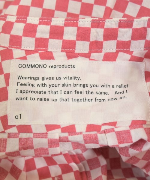 COMMONO reproducts（コモノリプロダクツ）カジュアルシャツ ピンク サイズ:-(M位) メンズ/2200672172274