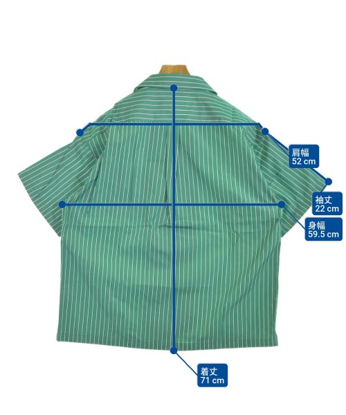 Tomo&Co（トモアンドシーオー）カジュアルシャツ 緑 サイズ:2(M位) メンズ/2200637229166