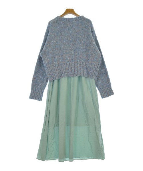 Mirror Mirror on the wall（ミラーミラーオンザウォール）ワンピース 青 サイズ:F レディース/2200654658017