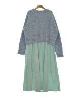 Mirror Mirror on the wall（ミラーミラーオンザウォール）ワンピース 青 サイズ:F レディース/2200654658017