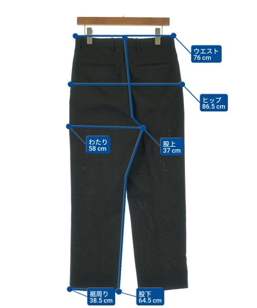 NEAT（ニート）スラックス 黒 サイズ:44(S位) メンズ/2200615962023