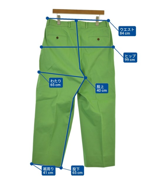 NEAT（ニート）スラックス 緑 サイズ:48(L位) メンズ/2200646891064