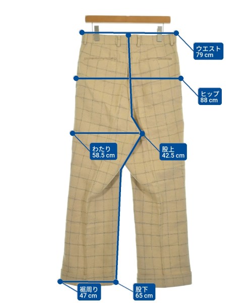 NEAT（ニート）スラックス ベージュ サイズ:46(M位) メンズ/2200647905036