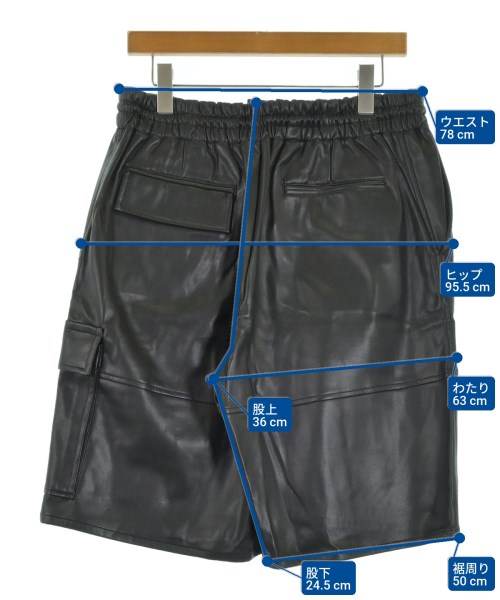 KIIT（キート）ショートパンツ 黒 サイズ:2(M位) メンズ/2200650771161