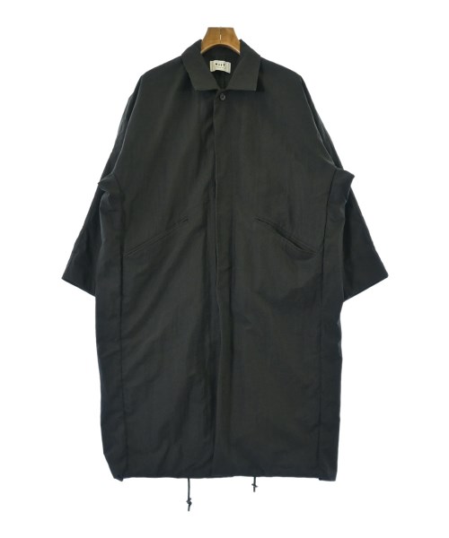 KIIT(キート)ステンカラーコート 黒 サイズ:2(M位)/2200665057137