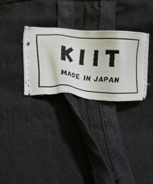 KIIT（キート）ステンカラーコート 黒 サイズ:2(M位) メンズ/2200665057137