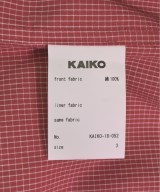 KAIKO（カイコ－）カジュアルシャツ 赤 サイズ:3(L位) メンズ/2200519190065
