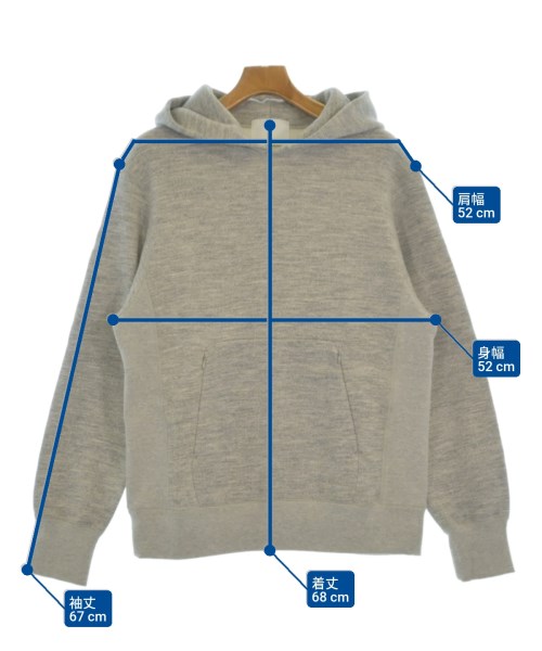 KAIKO（カイコ－）パーカー グレー サイズ:3(L位) メンズ/2200641987090