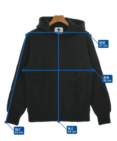 KAIKO（カイコ－）パーカー 黒 サイズ:2(M位) メンズ/2200619712051