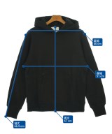 KAIKO（カイコ－）パーカー 黒 サイズ:3(L位) メンズ/2200619712075