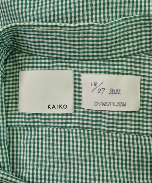 KAIKO（カイコ－）カジュアルシャツ 緑 サイズ:2(M位) メンズ/2200658555060