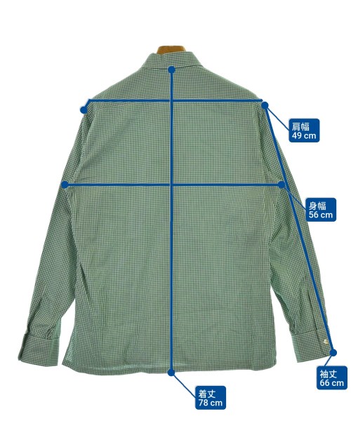 KAIKO（カイコ－）カジュアルシャツ 緑 サイズ:2(M位) メンズ/2200658555060