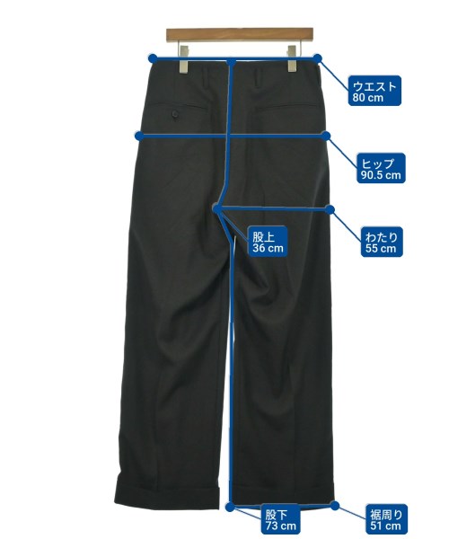 KAIKO（カイコ－）スラックス 黒 サイズ:-(S位) メンズ/2200667151116