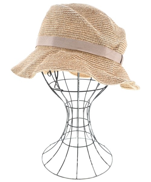 mature ha.(マチュアーハ)ストローハット ベージュ サイズ:-/2200653307077