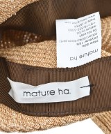 mature ha.（マチュアーハ）ストローハット ベージュ サイズ:- レディース/2200653307077