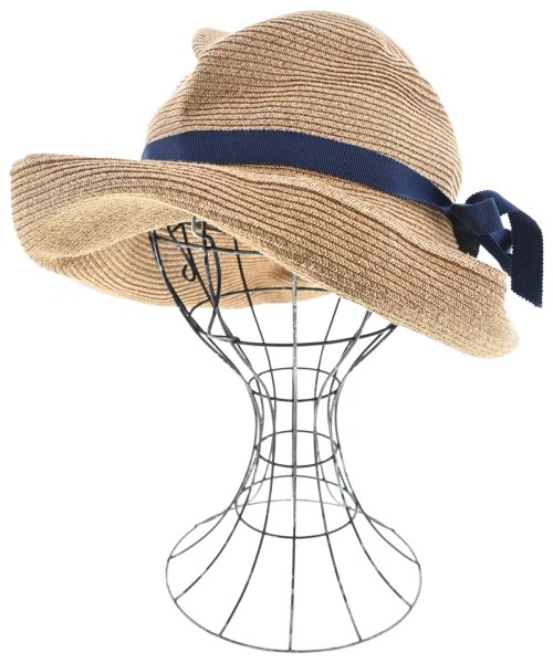 mature ha.(マチュアーハ)ストローハット ベージュ サイズ:-/2200654708057