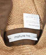mature ha.（マチュアーハ）ストローハット ベージュ サイズ:- レディース/2200654708057