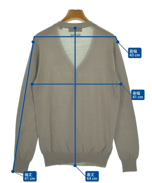 TOMORROWLAND tricot（トゥモローランドトリコ）カーディガン グレー サイズ:S メンズ/2200619041045