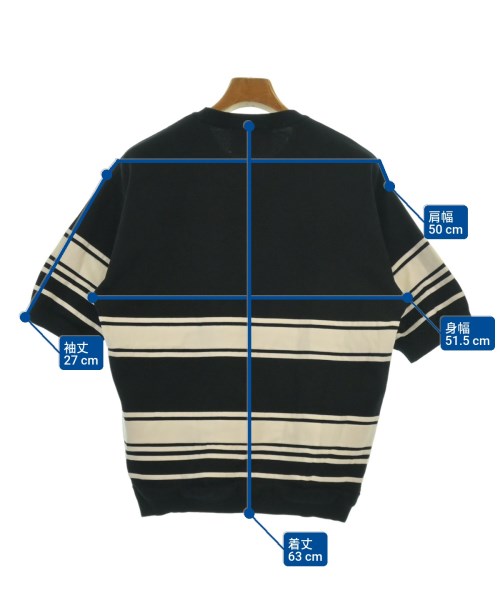 TOMORROWLAND tricot（トゥモローランドトリコ）Tシャツ・カットソー 黒 サイズ:M メンズ/2200614665031