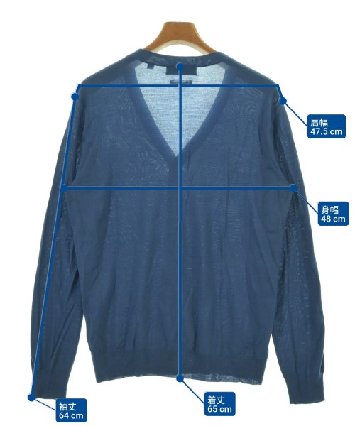 TOMORROWLAND tricot（トゥモローランドトリコ）カーディガン 青 サイズ:M メンズ/2200625198139