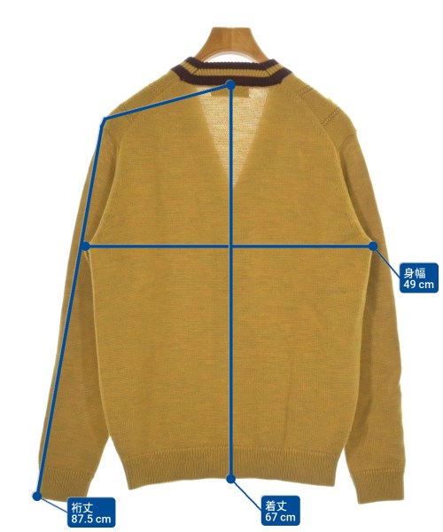 TOMORROWLAND tricot（トゥモローランドトリコ）カーディガン 黄 サイズ:S メンズ/2200629289024