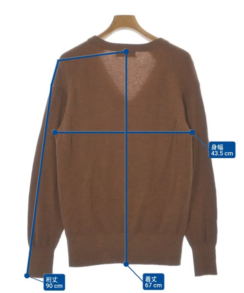 TOMORROWLAND tricot（トゥモローランドトリコ）ニット・セーター 茶 サイズ:M メンズ/2200634022074