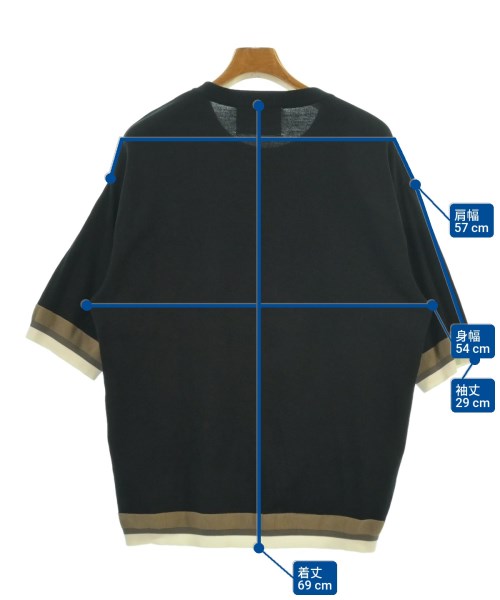 TOMORROWLAND tricot（トゥモローランドトリコ）ニット・セーター 黒 サイズ:L メンズ/2200614003109