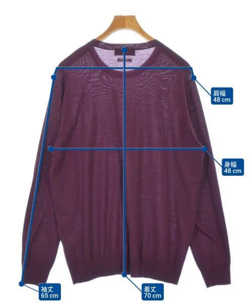 TOMORROWLAND tricot（トゥモローランドトリコ）ニット・セーター 赤 サイズ:XL メンズ/2200672186042