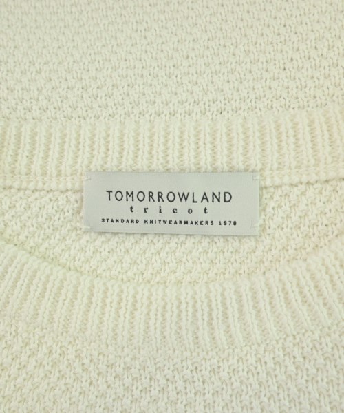 TOMORROWLAND tricot（トゥモローランドトリコ）ニット・セーター 白 サイズ:L メンズ/2200696356070