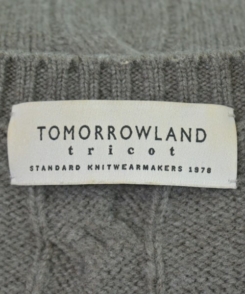 TOMORROWLAND tricot（トゥモローランドトリコ）ニット・セーター グレー サイズ:S メンズ/2200655976028