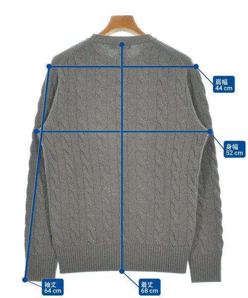 TOMORROWLAND tricot（トゥモローランドトリコ）ニット・セーター グレー サイズ:S メンズ/2200655976028