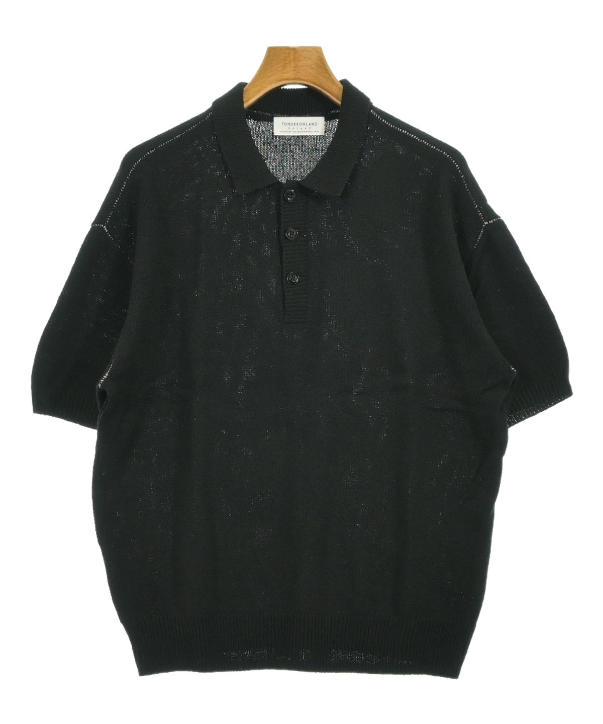 トゥモローランド ポロシャツ　tomorrowland tricot M 美品 TOMORROWLAND tricot（トゥモローランドトリコ）ポロシャツ 黒 サイズ