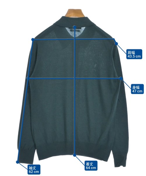 TOMORROWLAND tricot（トゥモローランドトリコ）ニット・セーター 緑 サイズ:M メンズ/2200644654135