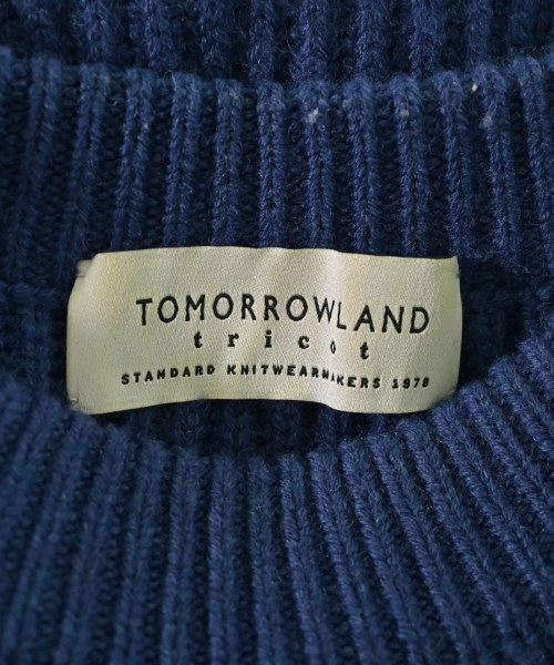 TOMORROWLAND tricot（トゥモローランドトリコ）ニット・セーター 青 サイズ:S メンズ/2200652799125