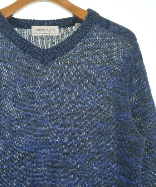 TOMORROWLAND tricot（トゥモローランドトリコ）ニット・セーター 青 サイズ:S メンズ/2200647407042