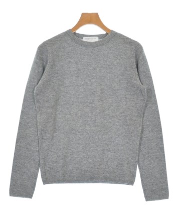 新品未使用タグ付き　トゥモローランド　トリコ　ベージュ リブ編みニットセーター TOMORROWLAND Tricot ウールカシミヤ メランジニット Vネックプル