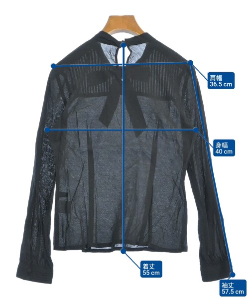 TOMORROWLAND tricot（トゥモローランドトリコ）ブラウス 黒 サイズ:38(M位) レディース/2200615882222