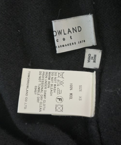 TOMORROWLAND tricot（トゥモローランドトリコ）ニット・セーター 黒 サイズ:XS レディース/2200626234027