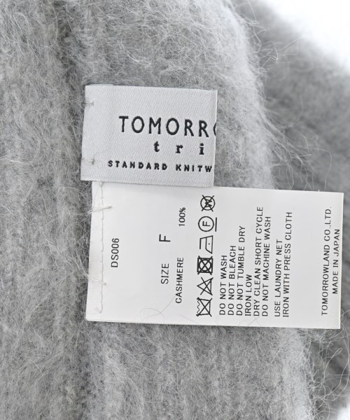 TOMORROWLAND tricot（トゥモローランドトリコ）手袋 グレー サイズ:F レディース/2200661106174