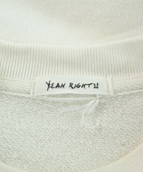 YEAH RIGHT!!（イェーライト）スウェット 白 サイズ:1(S位) レディース/2200617262039