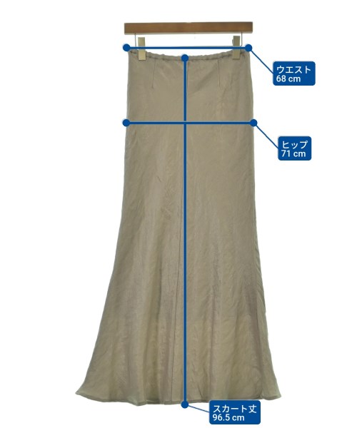 SHENERY（シーナリー）ロング・マキシ丈スカート ベージュ サイズ:38(M位) レディース/2200635872067