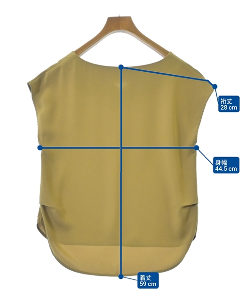 SHENERY（シーナリー）ブラウス 黄 サイズ:F レディース/2200639318042